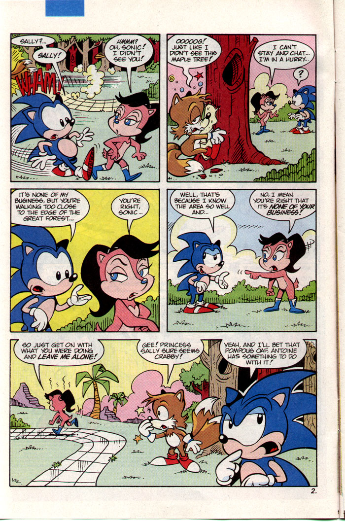 Sonic - Archie Adventure Series March 1993 Page 2